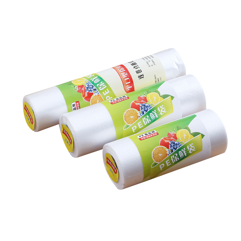 保鲜袋大中经济装食品袋冰箱耐高温手撕袋加厚点断式家用商品密耐高清大图