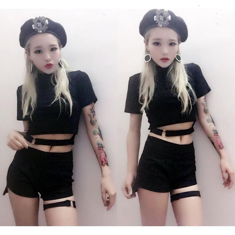 新款夜店酒吧dj女歌手舞台装ds演出服爵士舞服装jazz表演嘻哈街舞