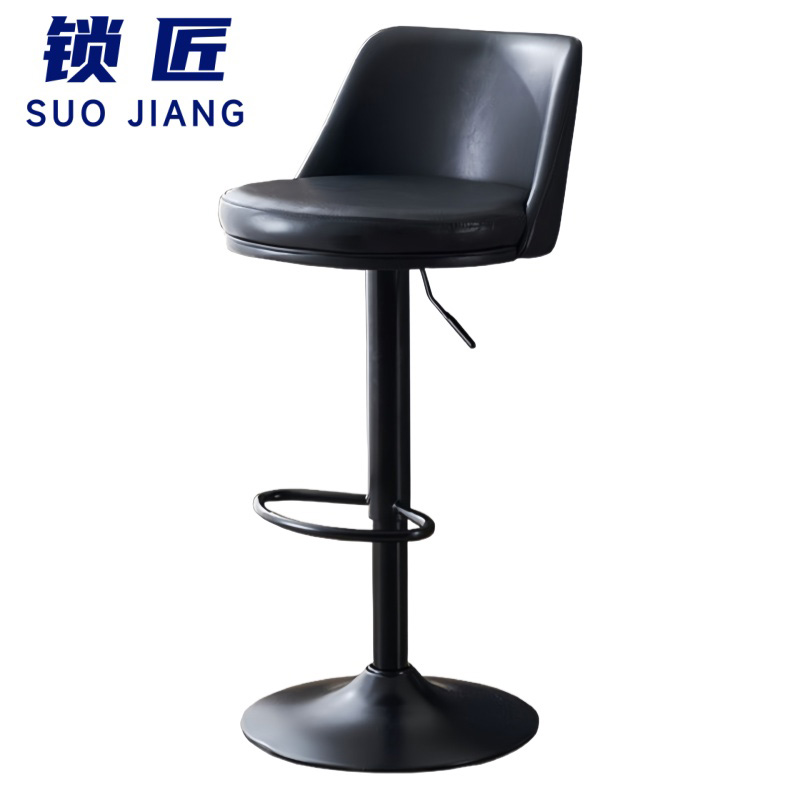 锁匠 高脚椅 黑色 把高清大图