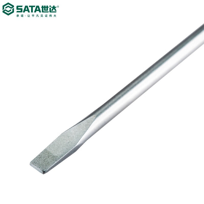 世达(SATA)T系列一字型橡塑柄螺丝批组合磁头起子改锥螺丝刀多功能 63411(6*38mm)高清大图