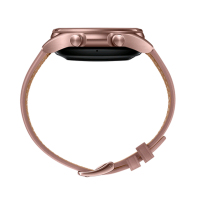 三星 Galaxy Watch3 迷雾金 41mm BT版 蓝牙电话智能手表 音乐播放天气表盘 睡眠评分 血氧测量 真皮表带