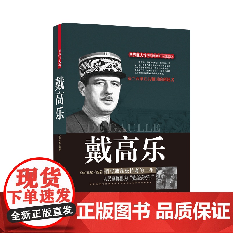 戴高乐 胡元斌 编著 团结出版社 正版书籍高清大图