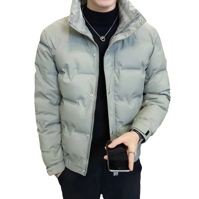 立领男士轻薄羽绒服2024秋冬季新款男装衣服冬款压胶外套时尚潮li