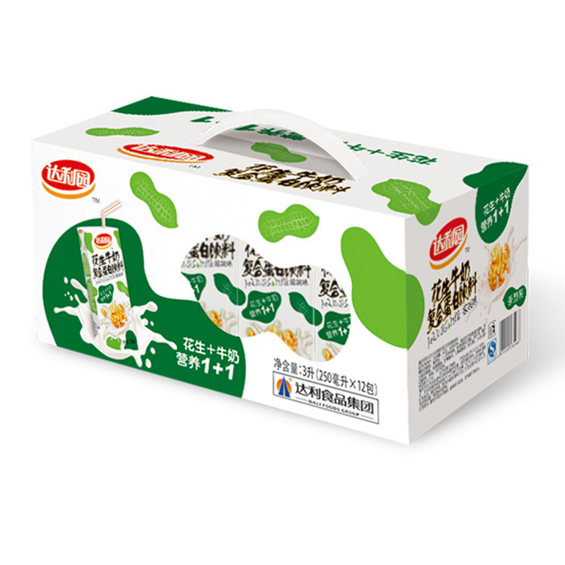 达利园花生牛奶核桃味250ml*12盒 原味奶饮料 含糖