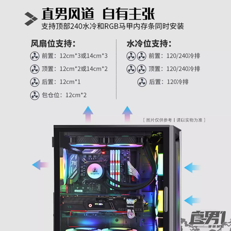 华硕i5 12490F/RTX4060Ti独立显卡游戏电竞整机台式电脑DIY配件全家桶(不含系统)