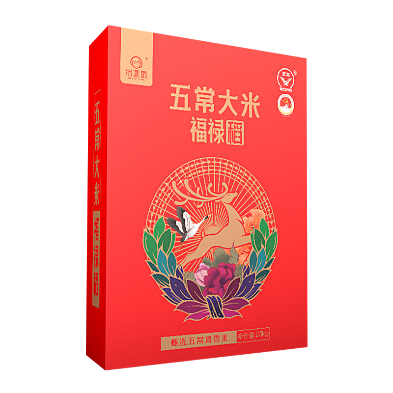 米妹妹(MIMEIMEI) 五福稻五常大米套盒5kg高清大图