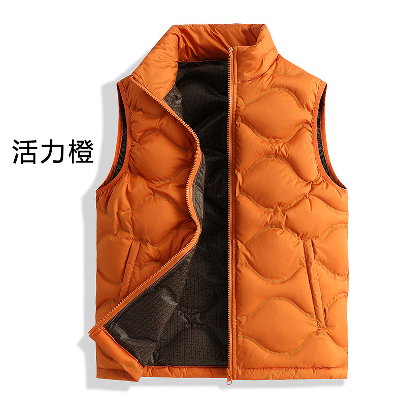 统狮 轻薄羽绒马甲 KK32 件 活力橙 2XL