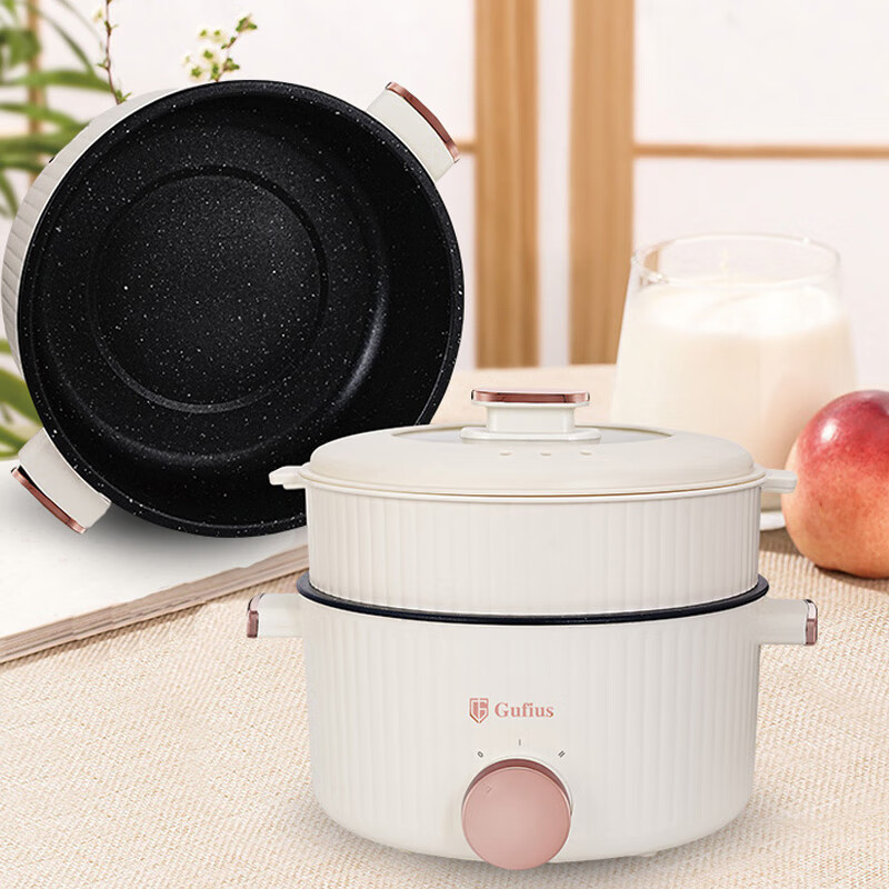 古菲斯(Gufius)电火锅GFHG-3526白色4L高清大图