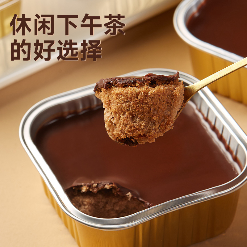 [10盒] 囤货 熔岩巧克力慕斯蛋糕爆浆下午茶零食网红糕点休闲甜品整箱办公室休闲零食高清大图
