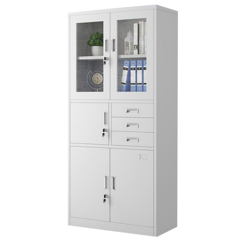 凌迪星对开文件柜850*390*1800mm台高清大图