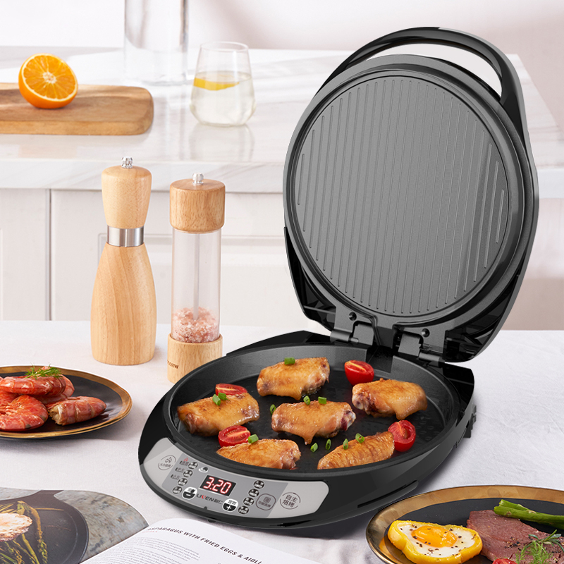 利仁(Liven)电饼铛(小咖)LR-T30A8家用加深多功能煎烤烙饼机智能悬浮式苏宁自营