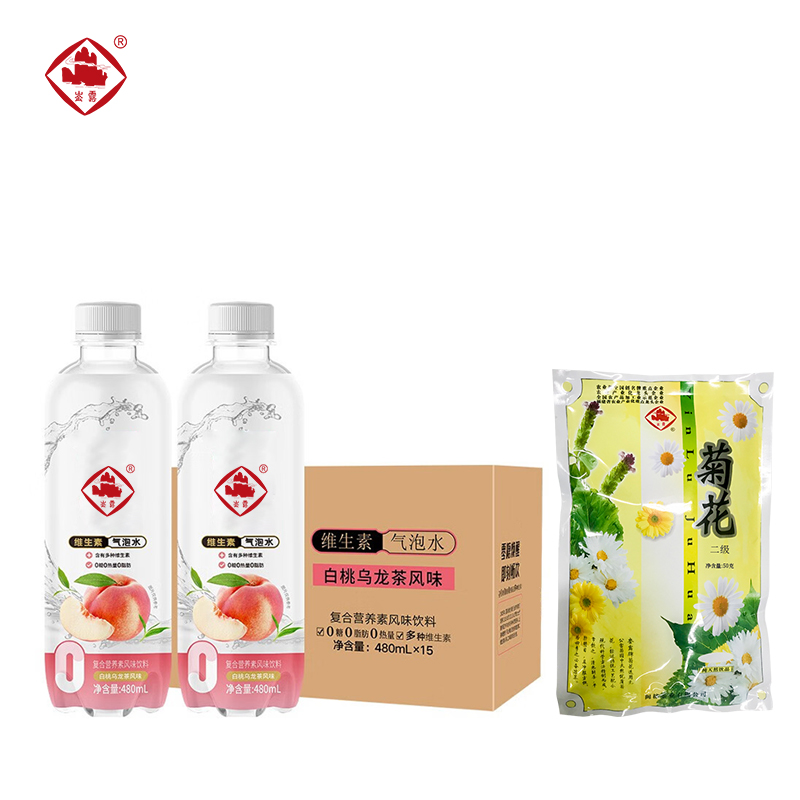 崟露桶装菊花桶装茶叶瓶装苏打气泡水礼盒五7250克盒高清大图