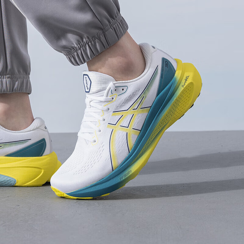 亚瑟士(ASICS)男鞋24新款K30运动鞋稳定支撑跑鞋轻量升级缓震回弹透气跑步鞋