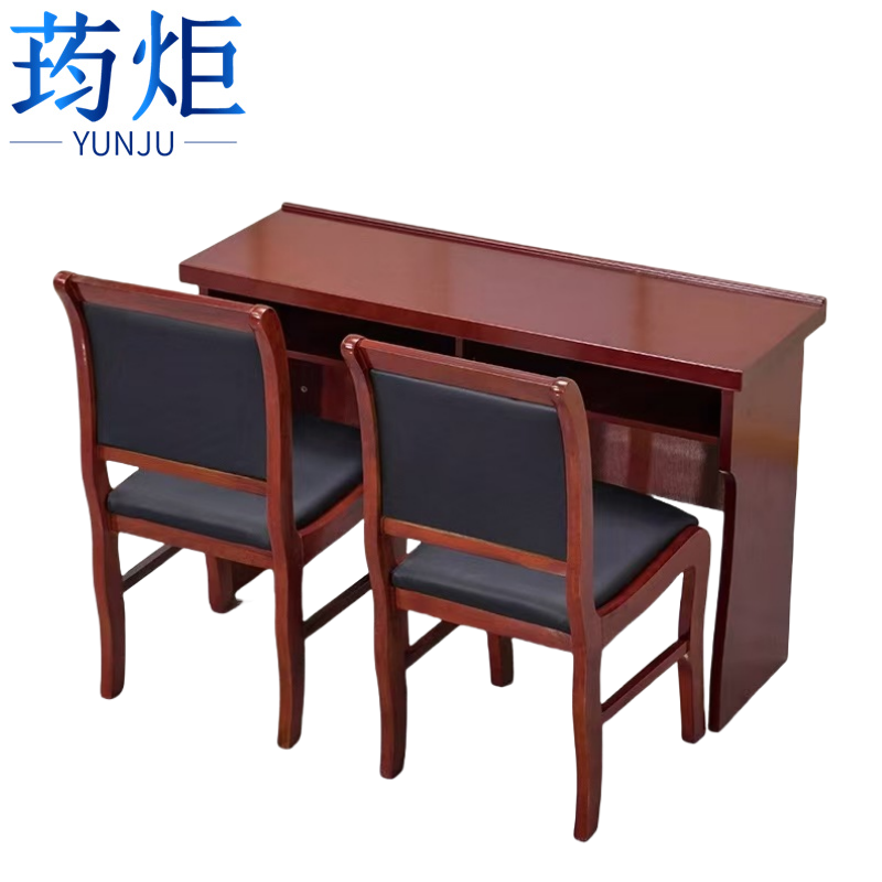 荺炬条形桌120cm含2椅套高清大图