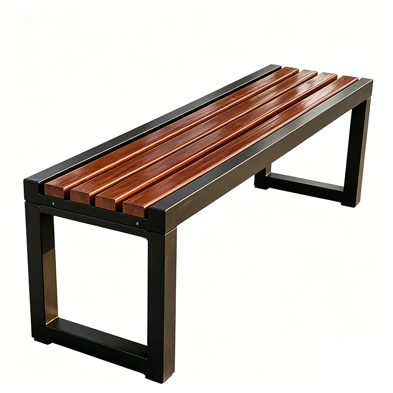 晨以橙 户外长条椅 200*40*45cm 张高清大图