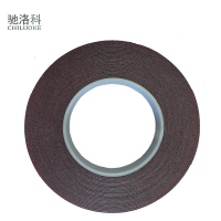 驰洛科 PE红膜黑色海绵双面胶