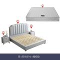 港式轻奢床双人床婚床主卧小户型软床现代简约床_513_505 床+俩柜+椰棕床垫 1800mm*2000mm框架结构