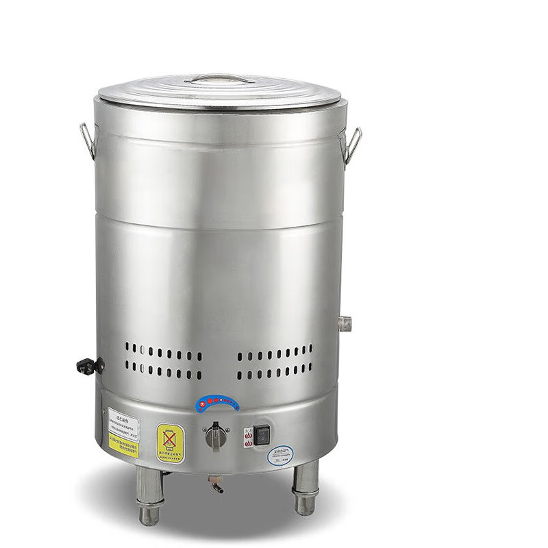 乐创(lecon)商用煮面桶 220v 燃气多功能不锈钢煮面炉麻辣烫锅卤煮桶170L(方管)LC-J-BWT600F