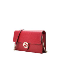 GUCCI 古驰 女包 WOC 双G互扣粒纹皮510314