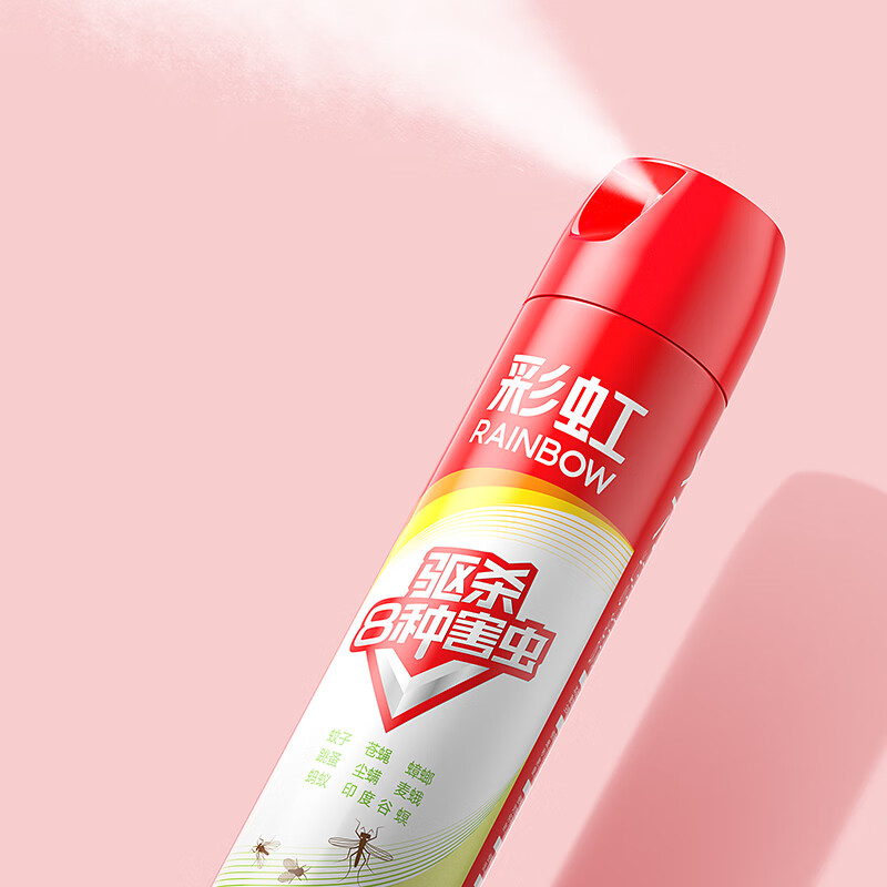 彩虹杀虫气雾剂600ml茉莉清香5212B-2高清大图