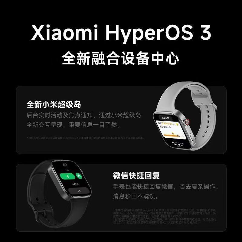红米手表6 REDMI Watch6智能手表皎月银长续航蓝牙通话运动手表高清大图