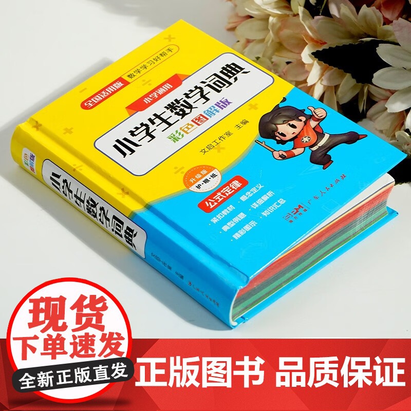 小学生数学词典 彩色图解版小学一二三四五六年级数学知识点汇总考点记忆小升初数学思维训练上下册人教版公式定律手册高清大图