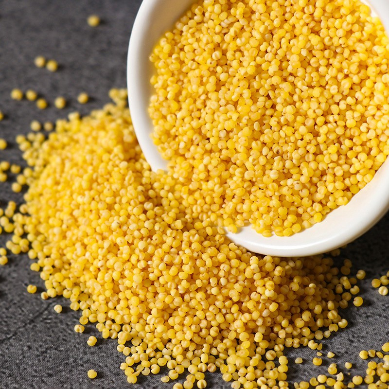 品冠膳食黄小米真空包装1kg2斤五谷杂粮小米粥小黄米粗粮月子米大米