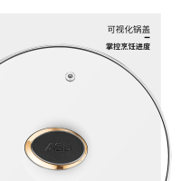 爱仕达 汤锅 304不锈钢炖锅/煲汤锅22cm 旋风加厚底/煮面锅TS22B3WG 电磁炉燃气通用