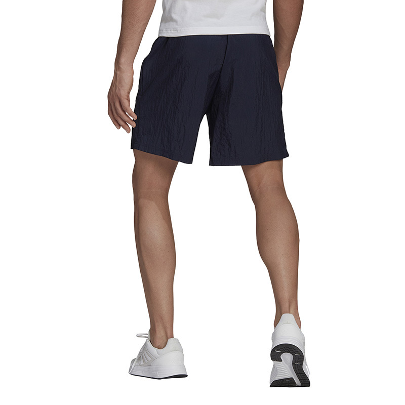 adidas M Favs Q2 Sho 抽绳宽松运动短裤 男款 传奇墨水蓝 GK9595