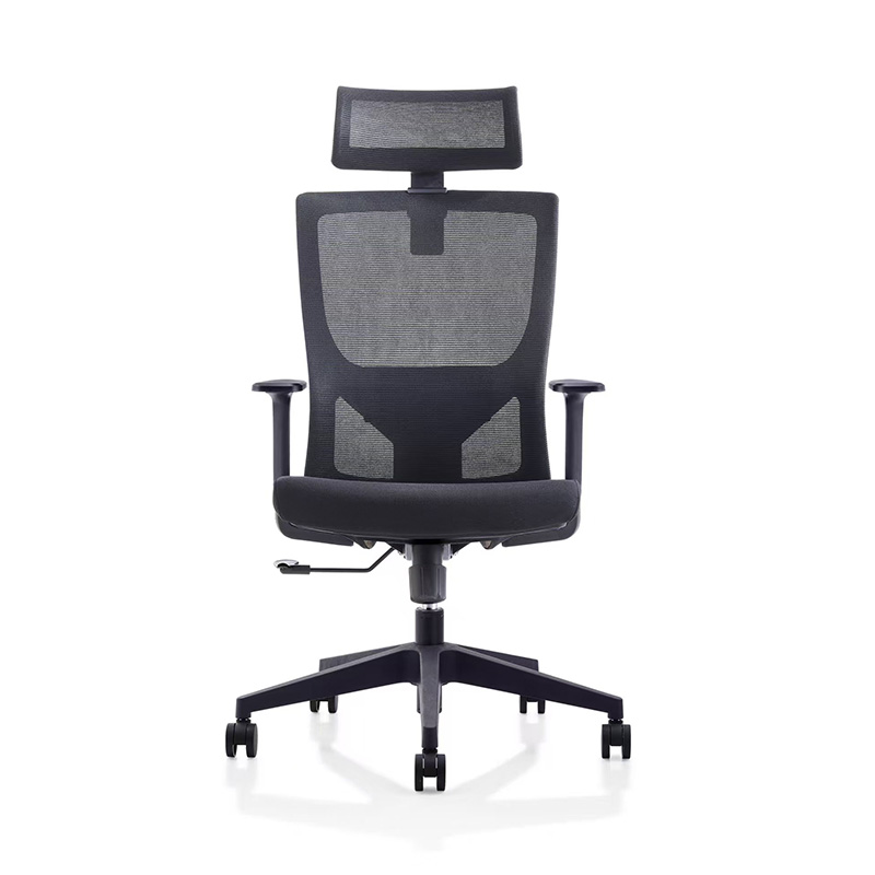 双朗 办公椅 SL-43325YBL 600*630*1140-1300mm 黑色 把高清大图