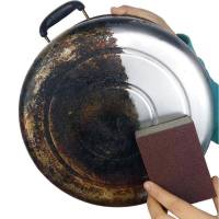 3片装[优质加密金刚砂] 刷锅神器金刚砂魔力海绵擦厨房百洁布清洁纳米擦去污除锈擦锅刷碗