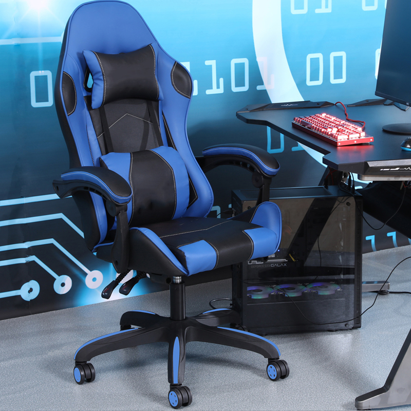 电竞椅游戏椅子家用学生电脑椅网吧竞技主播靠背升降可躺座椅视频