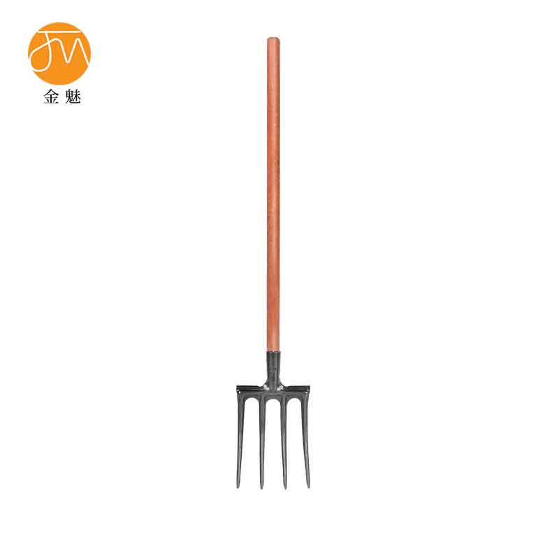 金魅 四齿钢叉 头+1.2米实木手柄 个高清大图