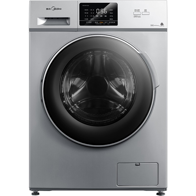 美的 MD100VT13DS5 全自动滚筒10公斤洗烘一体机 银灰色 (单位:台)