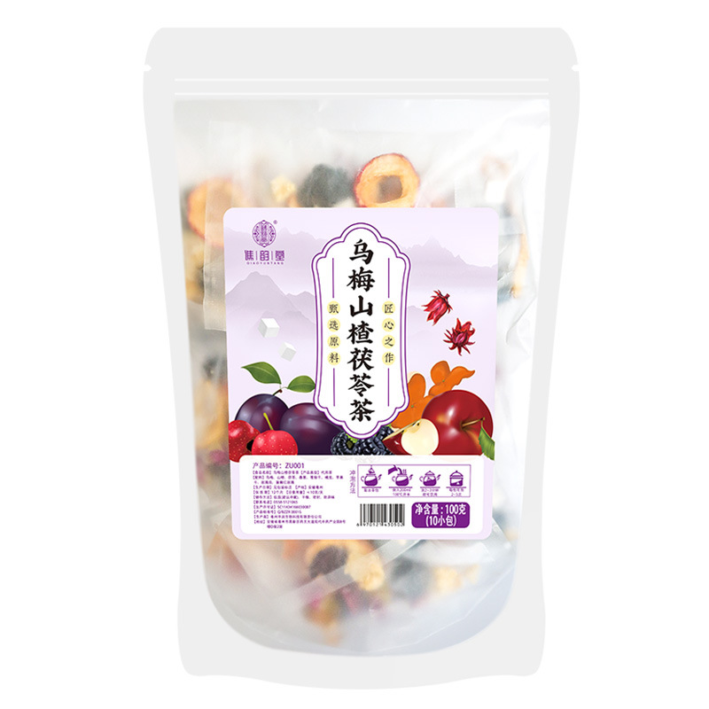 谯韵堂 乌梅山楂茯苓茶100g/袋高清大图