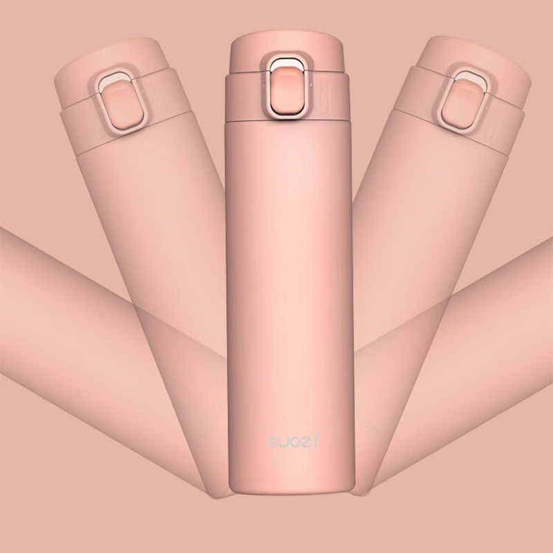 果兹保温杯450ml经久耐用悠彩弹跳款GZ-B33(颜色随机)高清大图