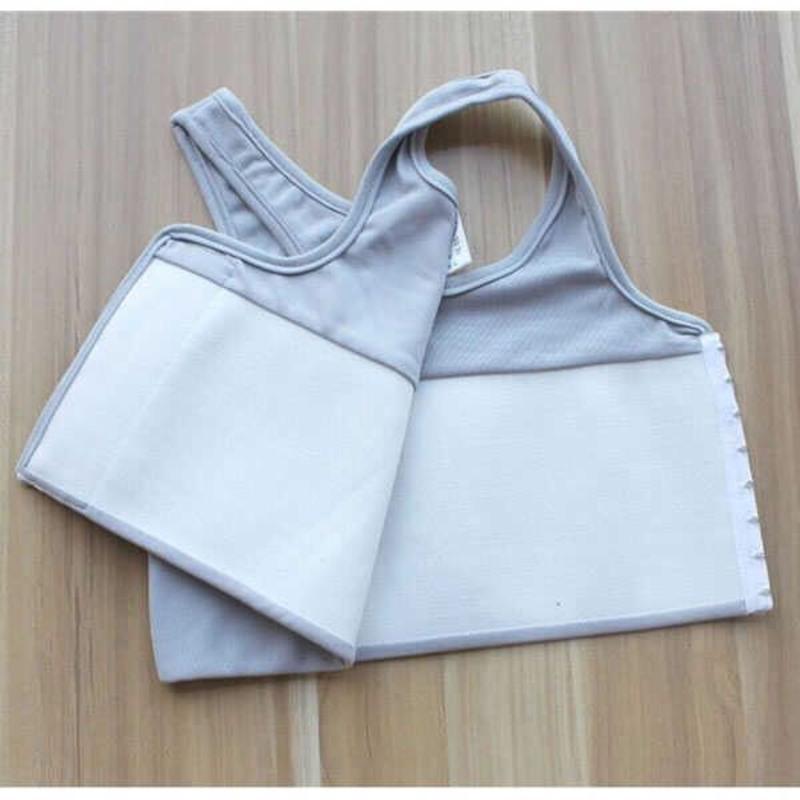 夏季帅tgk束胸les tt全绷带短款大码束胸女拉拉内衣加强cos束胸衣 短