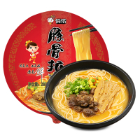 俏侬豚骨拉面(香辣牛肉) 256g/盒 微波炉加热即食方便速冻面条