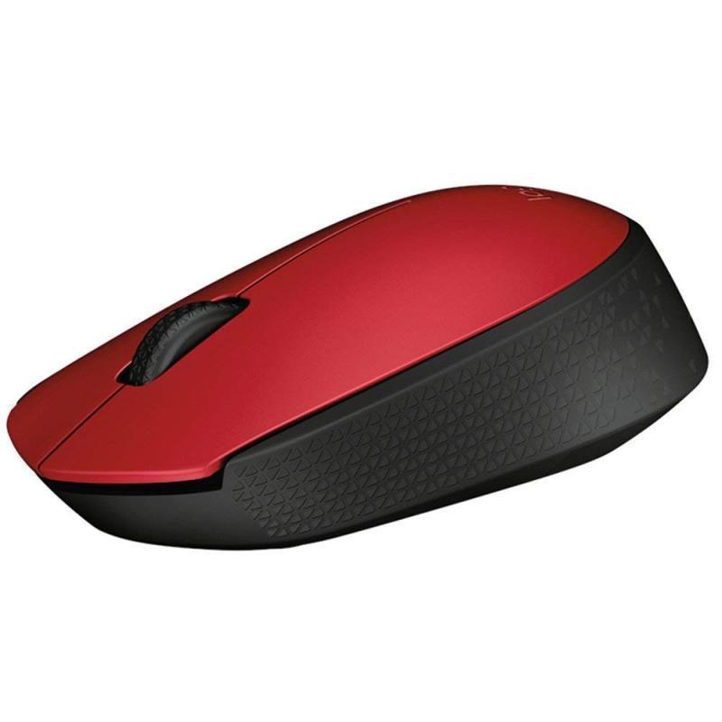 罗技(Logitech)M170 无线鼠标台式机电脑笔记本家用商务办公通用USB光电鼠标小巧时尚办公鼠标 红色+鼠标垫