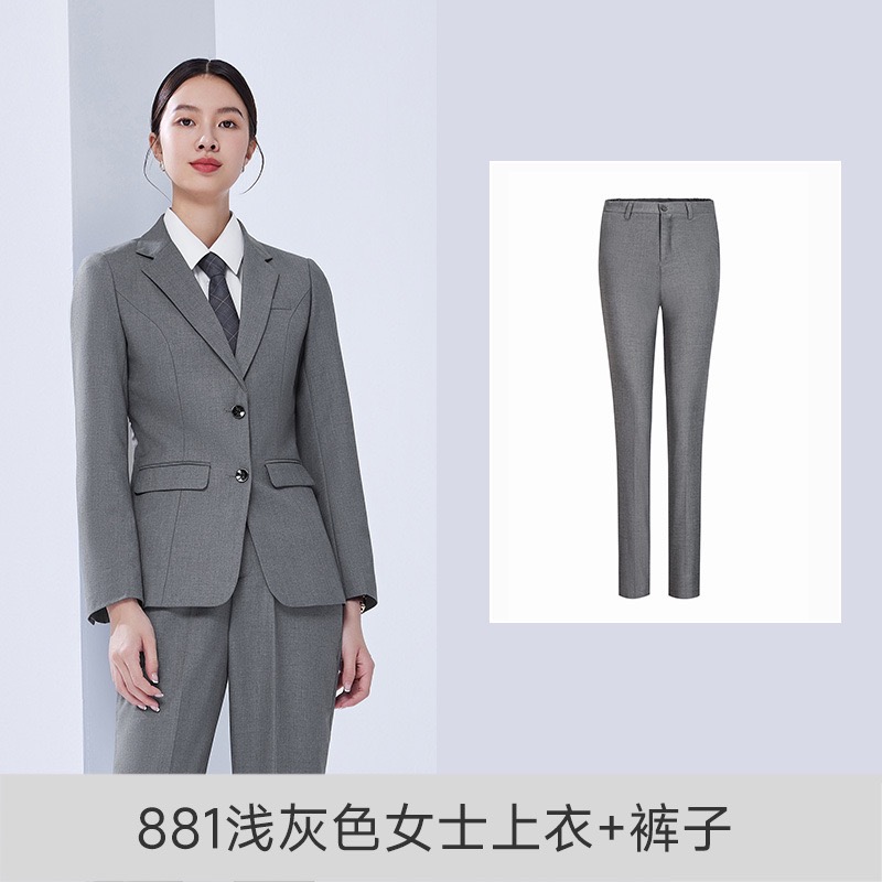 惠铁商务西装工作服套装正装 套装 套高清大图