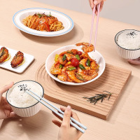 康巴赫健康分食合金筷5双