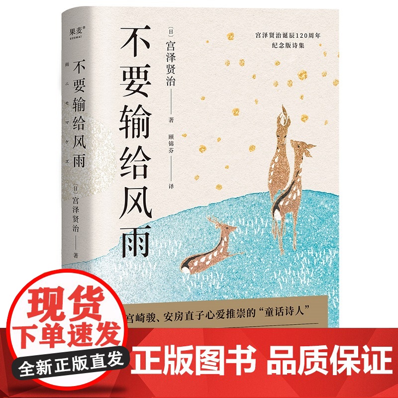 不要输给风雨(宫泽贤治诞辰120周年纪念版诗集) 宫泽贤治 天津人民出版社 正版书籍
