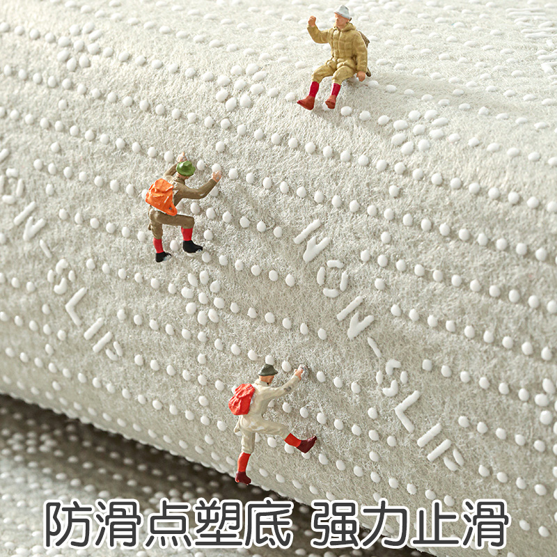 半圆吸水地垫家用卫生间脚垫垫进地毯厕所口垫子浴室防滑垫 三维工匠高清大图
