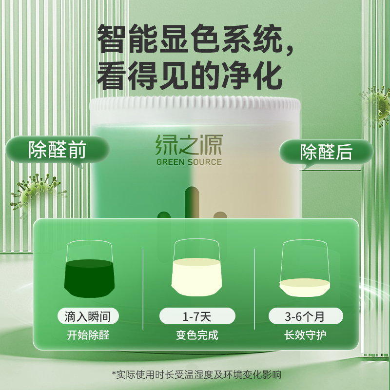 绿之源(GREEN SOURCE) 三阶净化除醛凝胶160g*10个装 Z-8214高清大图