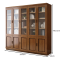 豫龙都实木书柜五门组