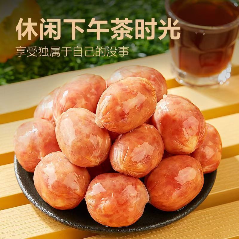 良品铺子爆汁猪肉牛筋肠105g*1袋高清大图