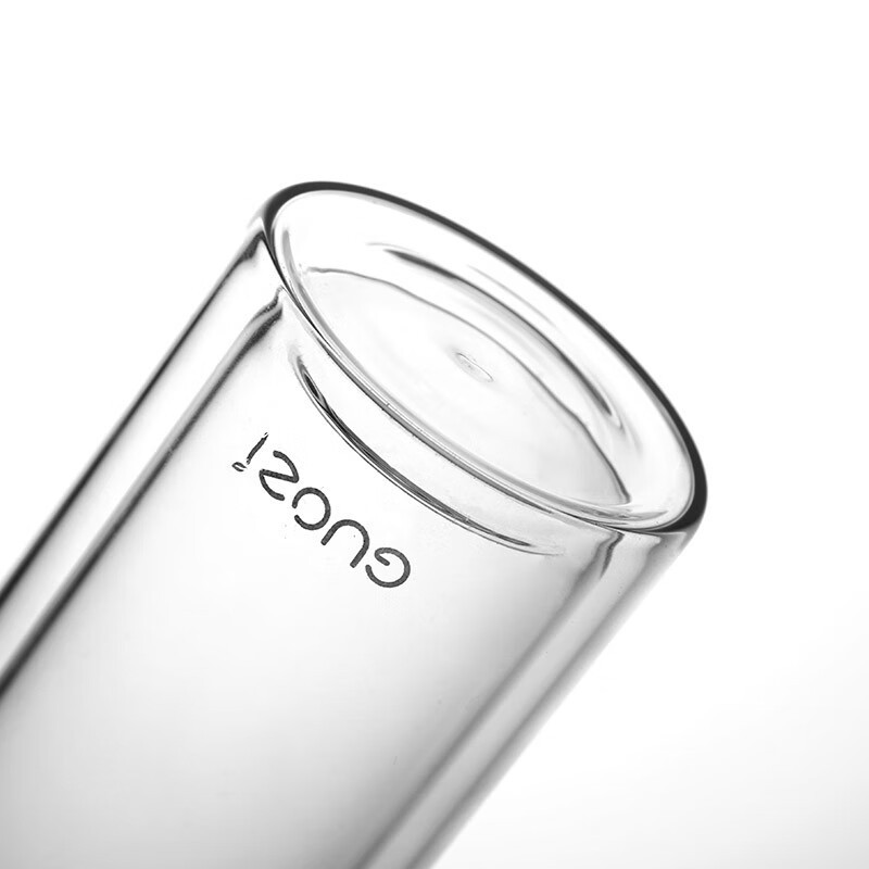 果兹玻璃杯300ml双层耐热玻璃高硼硅密封杯盖雅致GZ-S06高清大图