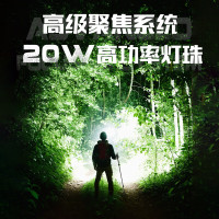 神火GX95头灯强光超亮长续航充电户外夜钓感应防水工作矿头戴式照明灯钓鱼