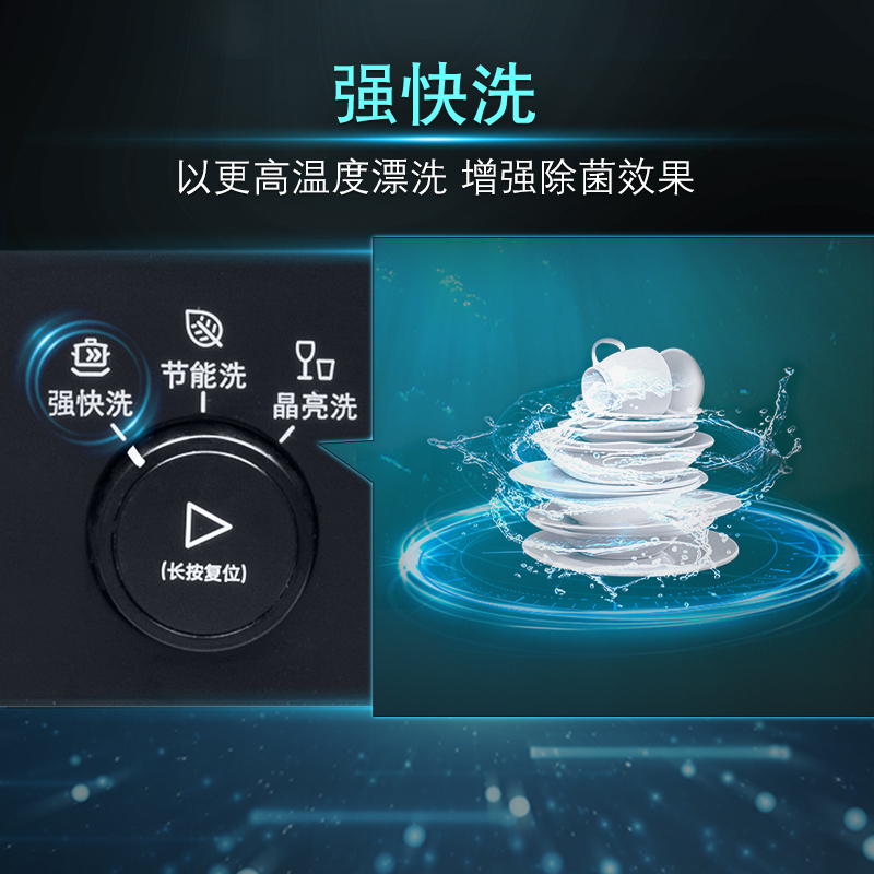 西门子(SIEMENS)洗碗机台式进口家用全自动 台式高温除菌洗碗机 6套(A版)* SK23E610TI 单位:台