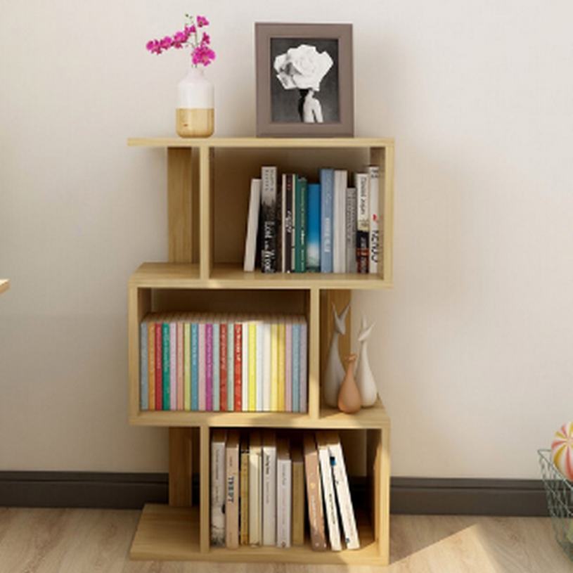 顶鸿dh-hy0569书架落地 简易简约组合木质置物储物架 三层